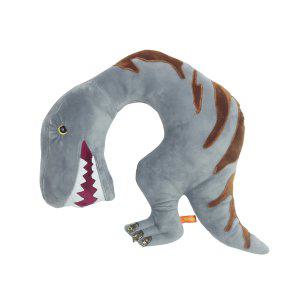 [프롬] 여행용 티라노사우루스 공룡 목베개 ,잠든 고개를 받쳐 주는 어린이 애착인형,