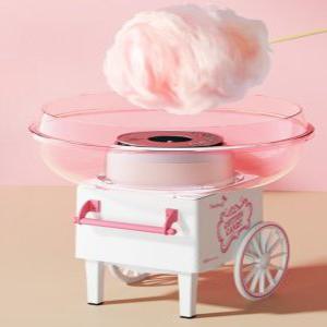 작고 예쁜 핑크 미니 솜사탕기계 가정용