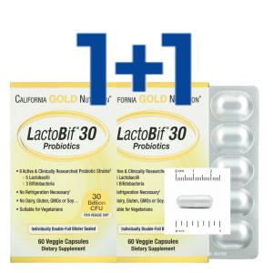 고약사 300억 락토비프 약들약 CGN 땡 60정 유산균 LactoBif 프로바이오틱스 (1+1)캘리포니아골드뉴트리션