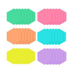 mgp 육각자석화이트보드 6각씽킹보드 씽크보드 육각보드 옐로우/민트/오렌지/핑크/하늘/보라 헥사보드