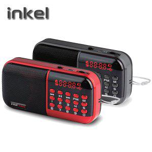 INKEL IK-WR10 휴대용 효도라디오 MP3/시계/충전식