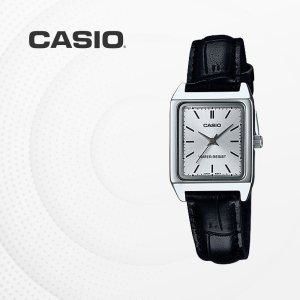 카시오 CASIO LTP-V007L-7E1 가죽밴드 여성 손목시계