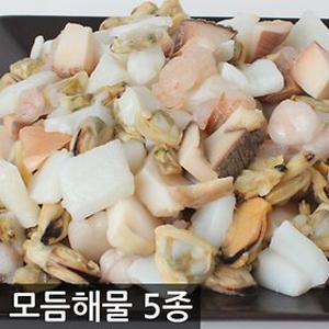 프리미엄 해물모듬 5종 /국산 오만디 1kg 노바시새우