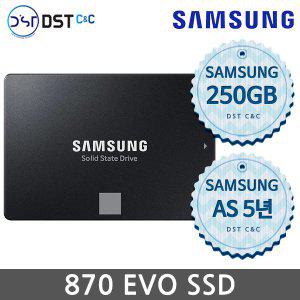 삼성전자 정품 870 EVO SATA 250GB SSD 노트북용 데스크탑용 SSD MZ-77E250B