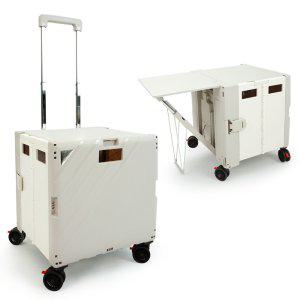 [랄라] 플렉시블 테이블 접이식카트 장바구니캐리어 4바퀴 캠핑 박스 손수레 마트 쇼핑카트 XL
