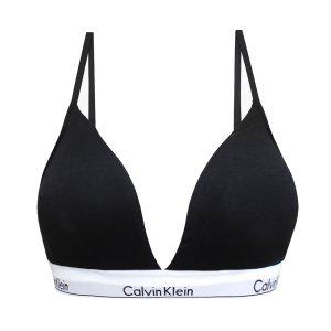 캘빈클라인 언더웨어 CK 여성 모던 코튼 트라이앵글 브라렛 속옷 블랙 QF5650-001
