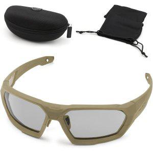 Revision Military 군용 섀도스트라이크 포토크로믹 키트 - 탄 안개 방지 전술 탄도 및 눈 보호 선글라스