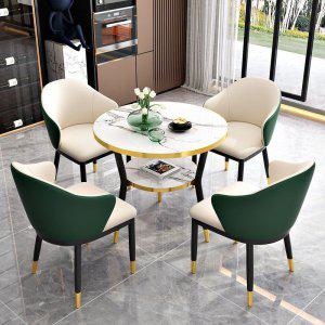 카페 테이블 의자 인테리어 세트 매장 식탁 체어 디저트샵 식탁 북유럽 디자인