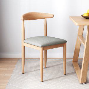 식탁의자 인테리어 고무나무 원목 북유럽 등받이 카페 식당 업소용 편한 의자