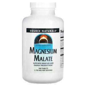 소스내추럴스 마그네슘 말레이트 3750 mg 360 타블렛