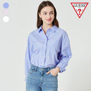 [현대백화점 부산점] 게스진(OO1W2270) 여자 스트라이프 셔츠