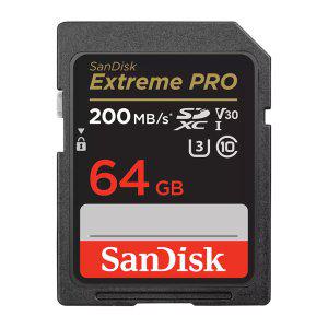 샌디스크 SD 메모리카드 64기가 카메라 네비 디카 64GB 익스트림 프로