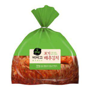 [주문후생산][100%국내산]비비고 베이직 포기김치 10kg