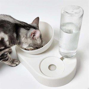 에잇파우 고양이자동급식기 고양이급식기 강아지 자율급식 급수기 반자동