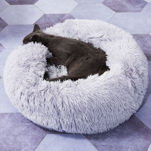 반려동물 도넛 털 방석(60cm) 강아지 고양이 둥근 쿠션 베개 휴식 낮잠