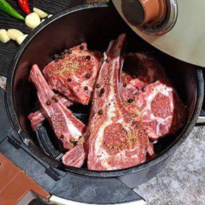 호주산 양갈비 숄더랙 1kg 방목 양고기 스테이크 구이용 에어프라이어 바베큐
