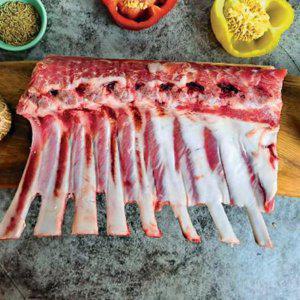 호주산 어린양 방목 양갈비 프렌치랙 2kg 양고기 구이 토마호크 캠핑 바베큐