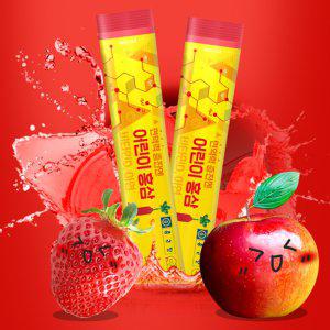 종근당 어린이 홍삼 비타민D 아연 젤리 스틱 30개 과일맛 면역