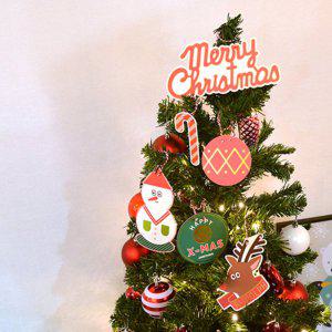 크리스마스 메시지 카드 장식 트리 걸이형 메모지 가랜드 엽서 데코 꾸미기 성탄절 이벤트 행사