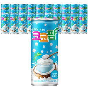 요거트 코코팜 240ml 30개 캔 코코넛 젤리 음료수 요구르트맛 화이트 알갱이 어린이 초등학생