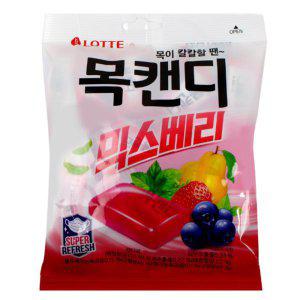 믹스베리맛 목캔디 3봉지 시원한 사탕 모과 블루베리 딸기 입덧 금연 운전