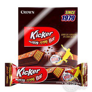 키커 초코바 15개 초콜렛 과자 스틱 웨하스 어린이 학생 직장인 간식 학교 학원 회사