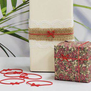 실리콘 포장 고무줄(10개) 리본 데코 선물 기프트 패키징 상자 꾸미기