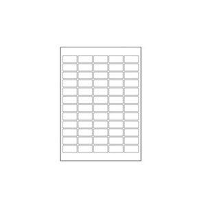 미니 라벨지 스티커(38.1x19.2mm) 100매 인쇄 용지 레이저 잉크젯 프린트 이름표 네임택 파일 사무실 학교 학원