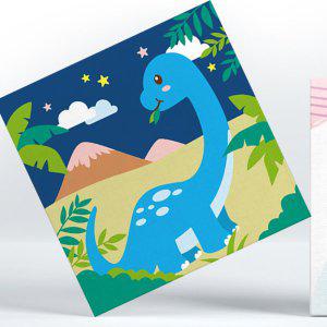 공룡 그림 물감 색칠 세트 DIY 페인팅 액자 어린이 초등학생 놀이 활동 취미 선물