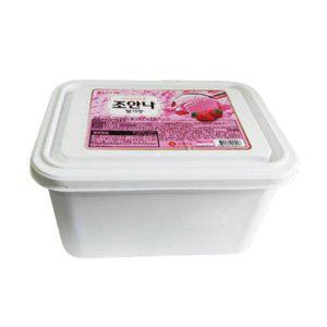 조안나 딸기맛 아이스크림 5L 1통 초대형 롯데제과 식당 뷔페 단체 대량