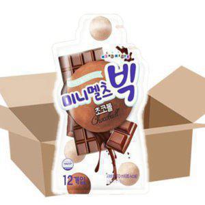미니멜츠빅 초코볼 24개 1박스 대형 구슬아이스크림 초콜릿맛 대량 구매 단체 초등학교