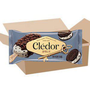 끌레도르 쿠키앤크림 대량 구매 24개 1박스 고급 아이스크림 초콜릿 Cledor