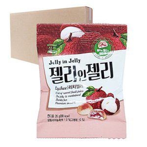 리치맛 젤리 48봉지 열대과일 Lychee Jelly 맛도리 서주제과 대량 구매 특이한