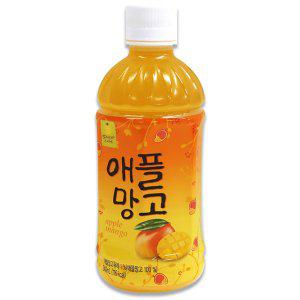 미니 페트병 애플 망고 주스 340ml 6개 음료수 mango juice 어린이 학생