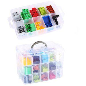 칸 많은 수납 상자 칸막이 정리함 가방 플라스틱 투명 작은 소품 공예 재료 장난감