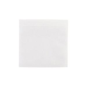 얇은 부직포 파우치 소형 주머니(24x38cm) 백 끈 스트링 포장 보호 패킹 흰색