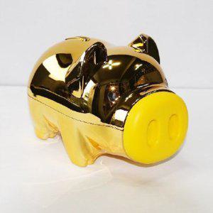 귀여운 금색 돼지 저금통 골드 동전 모으기 선물 판촉물 기념품 단체 어린이