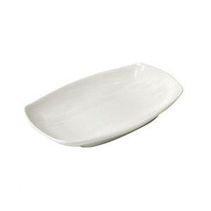 깨지지 않는 흰색 사각 접시 직사각형 그릇 떡볶이 1인분 튀김 분식집