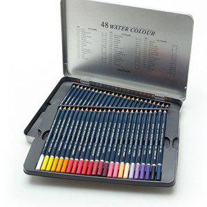 48색 수채화 색연필 세트 고급 미술 그림 그리기 색칠 어린이 초등학생 선물