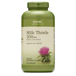 해외 GNC Milk Thistle 200mg 밀크씨슬 300캡슐
