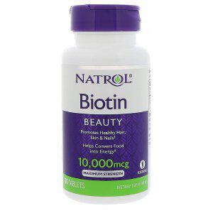 해외 Natrol Biotin 10000mcg 비오틴 B7 100정