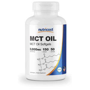 해외 Nutricost 뉴트리코스트 MCT Oil 1000mg 150캡슐