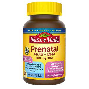 해외 Nature Made 네이처메이드 멀티 종합 비타민 DHA