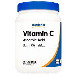 해외 Nutricost 비타민 C Ascorbic 아스코빅산 907g