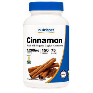 해외 Nutricost Cinnamon 시나몬 1200mg 150캡슐
