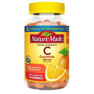 해외 Nature Made Vitamin C 비타민C 500mg 60젤리