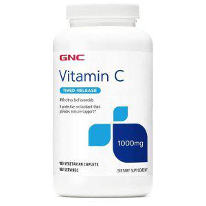 해외 GNC Vitamin 비타민C 플라보노이드 로즈힙 180정