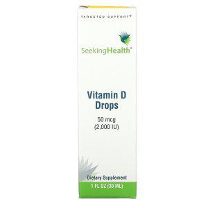 Seeking Health 비타민 D 50 mcg 2000 IU 30ml 1개