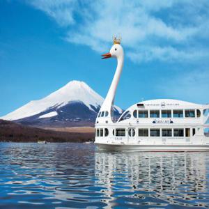 일본 야마나시 | 야마나카호 유람선. 시라토리 호수(백조의 호수)|보트 티켓