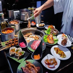 [중국 심천 푸전구] Deep Fresh·5D 컨셉 해산물 및 BBQ 뷔페 레스토랑|해산물 + BBQ 뷔페 점심 뷔페 저녁|Futian Huangting Plaza